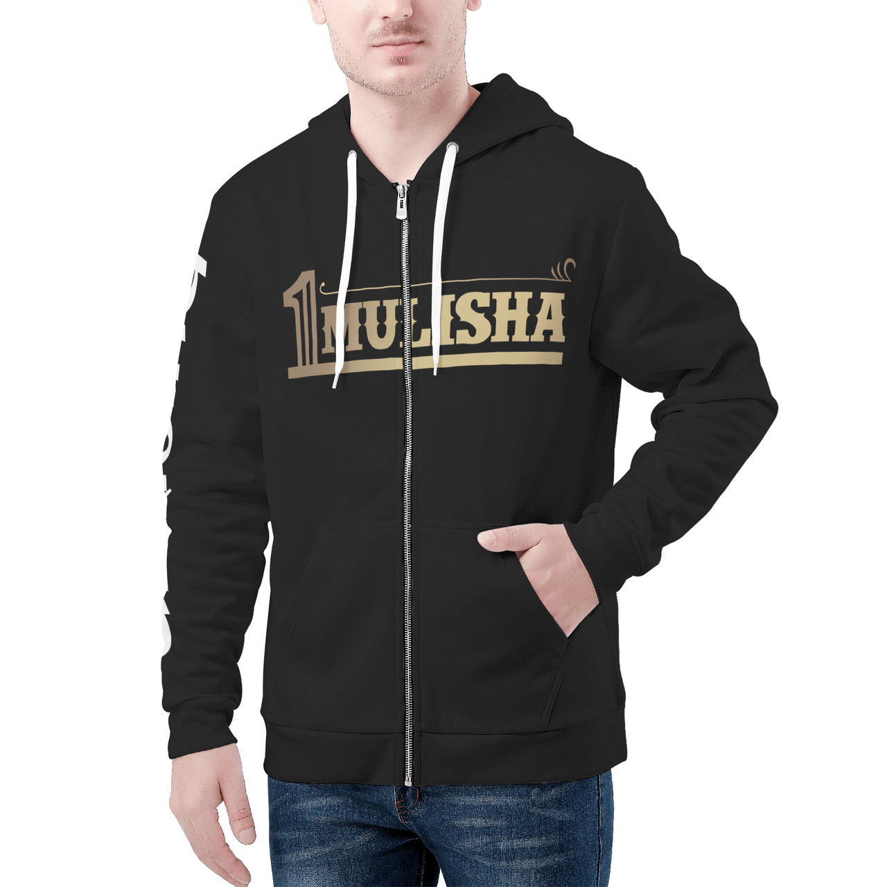 1MULISHA THE UPRISING Men's Zip Up Hoodie - 1MULISHA