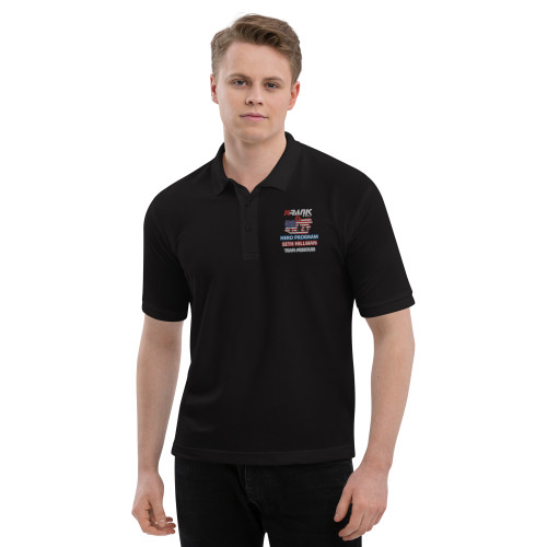 wills1mulisha KRANK HERO PROGRAM SETH HILLMAN Men's Premium Polo