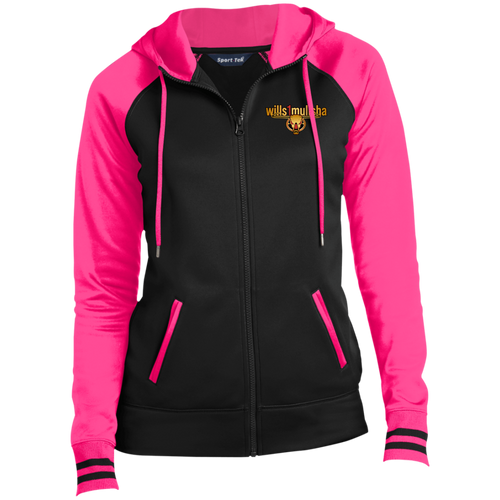 wills1mulisha GOLD LOGO Ladies' Sport-Wick® Full-Zip Hooded Jacket