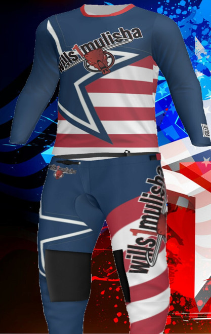 wills1mulisha MotoX Signature, Made In USA, Motocross Jersey And Pants,  AMERICAN STAR