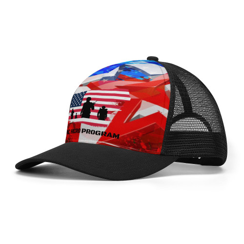 1MULISHA THE HERO PROGAM USA Mesh Baseball Caps