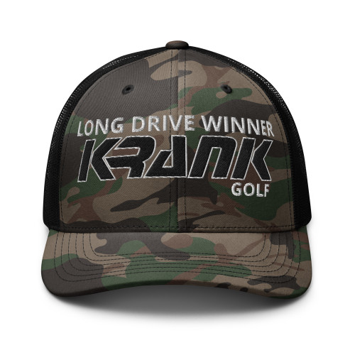 1mulisha KRANK GOLF LONG DRIVE WINNER Camouflage Trucker Hat