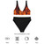 wills1mulisha FIRE WITH GOLD LOGO Recycled High-Waisted Bikini