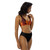 wills1mulisha FIRE WITH GOLD LOGO Recycled High-Waisted Bikini