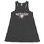 wills1mulisha WHITE LOGO Women's Flowy Racerback Tank