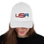 wills1mulisha U S A KRANK GOLF AMERICAN FLAG Structured FlexFit Twill Cap