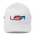 wills1mulisha U S A KRANK GOLF AMERICAN FLAG Structured FlexFit Twill Cap