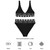 1MULISHA AZTEC BLACK Recycled High-Waisted Bikini