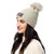 1mulisha 47 Columbia Pom-Pom Beanie