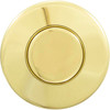 Air Button, TDI 3242, Flush, 1-5/8"hs, 2-9/16"fd, Polish Brass