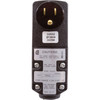 GFCI, Leviton, 20A, SPST, Right Angle Plug