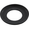 Escutcheon, Waterway, Vinyl Liner, Smooth, Black