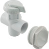 Diverter Valve, Hydro-Air/BWG Hydroflow, 1"s, 3 Port, White