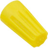 Electrical Nut Connector, 18-10 AWG, Yellow, Quantity 25
