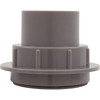Return Fitting/Inlet, Zodiac ThreadCare, 1.5" and 1", Lt Gry