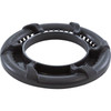 Trim Ring, Waterway Dyna-Flo XL, Scalloped, Black