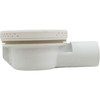 Lo Pro 90 Ell Spa Floor Drain 3/4" White