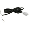 Heater Cord, H-Q, Gas, Molded/Lit, 96", 115v/230v, 15A, White