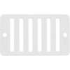 2"X 4" Deck/Gutter Drain Grate-White