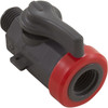 Ball Valve, Praher, 1/4"mpt x 1/4"fpt, Without Fittings