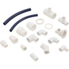 Jet Cmplt, Jac Whirl BMH,2"hs,Dir,Smth,a1/2"s,w3/4"s,Wht,Kit