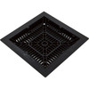 Main Drain Frame, CMP, 9" x 9", Black, w/ Gate