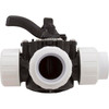 Diverter Valve, 1.5In Unions, 3-Way, Black