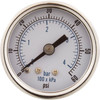 Pressure Gauge, 1/8"mpt, 0-60psi, Back Mount, Generic