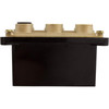 Light Junction Box, Pentair, (3) 1/2" Ports, Brass Base