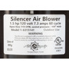 Blower, Air Supply Silencer, 1.5hp, 115v, 7.0A