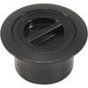 Volleyball Pole Holder Flange & Plug Assembly-Black