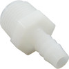 Barb Adapter, 3/8" Barb x 1/2" Male Pipe Thread, Nylon