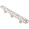 Channel Drain, Aquastar, 32", Flat Grate, For Concrete, White