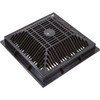 Main Drain Grate, Waterway, 9"x 9", with Frame (2011), Black