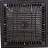 Main Drain Grate, Waterway, 9"x 9", with Frame (2011), Black