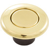 Air Button Bezel Kit, TDI 3428, 1-5/8"fd, Polished Brass