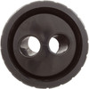 Eyeball Fitting, WW, 1-1/2"mpt, 2-1/4"fd, Plstr, Blk