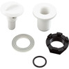 Air Ctrl, BWG/HAI Mini, 1-1/8"hs, 1-11/16"fd, Crescent, Wht, 1/2"