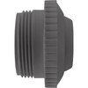 Inlet Fitting, Pentair, 1-1/2"mpt, 1" Orifice, Dk Gray