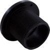 Wall Fitting, Gunite Std Body, 1-1/2"mpt x 1-1/2"s, Blk