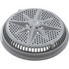 Main Drain Grate, PentStarGuard, 8", 112gpm, Gry, qty 2, Shrt Ring