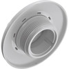 Inlet Fitting, Infusion Venturi, 1-1/2"mpt, w/Flange, White