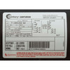 Motor, Century, 6.0thp, 208v-230v/460v, 3ph, 1-Spd, 56Cfr Thd