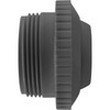 Inlet Fitting, Pentair, 1-1/2"mpt, 3/8" Orifice, Dk Gray