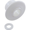 Eyeball Fitting, WW Self Align, 1-1/2"Insider, 2-1/2"fd, Wht