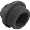 Inlet Fitting, Infusion Venturi, 1-1/2"mpt, Dk Gray