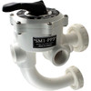 Multiport Valve, Praher SM1-PP3, 1-1/2", w/PacFab Plumbing