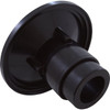 Wall Fitting, 6" dia, 2-3/8" Hole Size, 2" Slip, Black