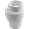 Check Valve, Magic, 2" ACME Fine Thd, 1/2lb, White