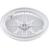 Main Drain Grate, PentairStarGuard, 8", 112gpm, White, Short Ring